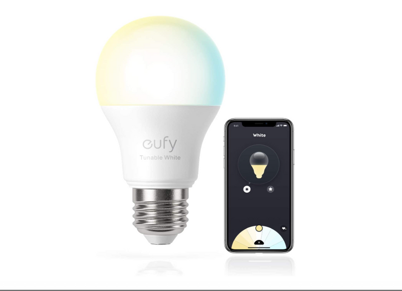 Anker Lumos Smart Bulb2.0,Tunable White,Soft White to Daylight,9W,Works with Alexa & Google Assistant,No Hub Required,Wi-Fi,60W Equivalent,Dimmable LED Bulb