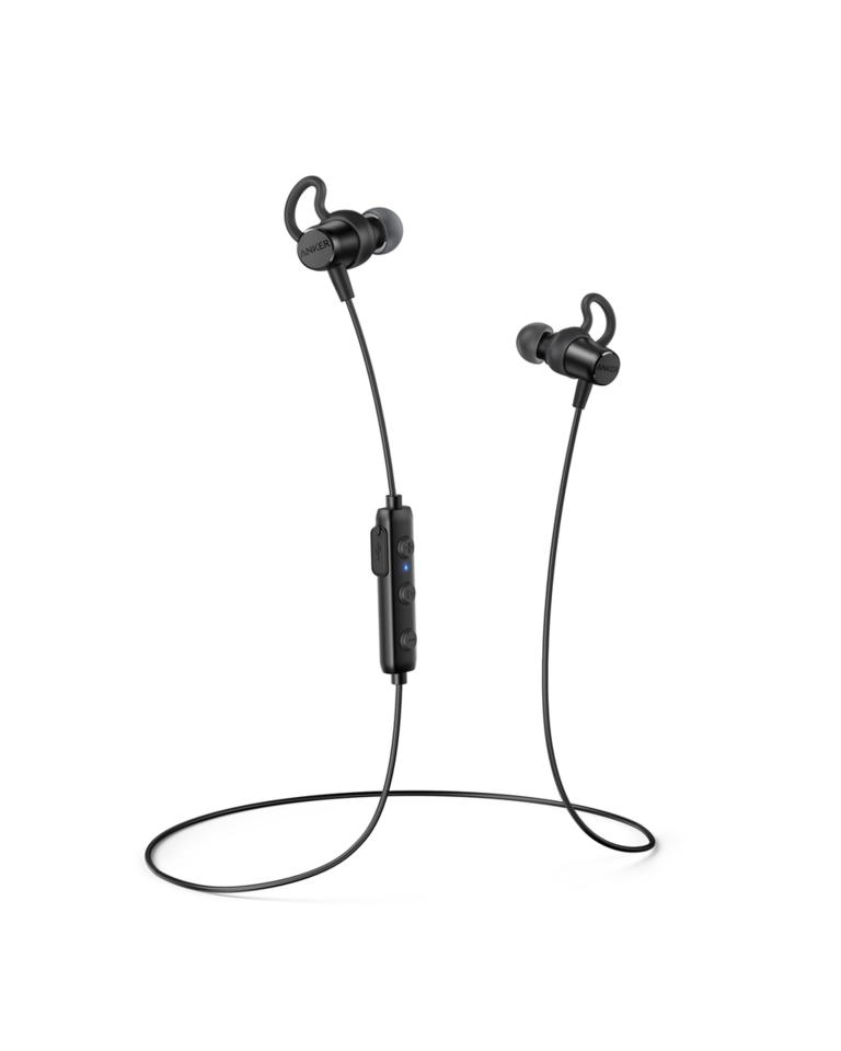 Anker Soundbuds Surge,Bluetooth4.1,Water Resistant Nano Coating(Lightweight/Sports/Running Workout Headset with Magnetic Connector and Carry Pouch)