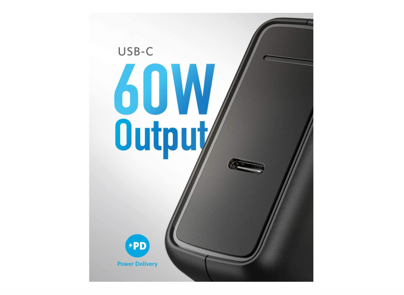 Anker 60W PowerPort Speed 1 Compact Type C Power Delivery Wall Charger