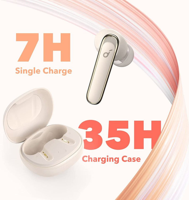 Soundcore by Anker Life P3 Noise Cancelling Earbuds, Big Bass, 6 Mics, Clear Calls, Multi Mode Noise Cancelling, Wireless Charging, Soundcore App with Gaming Mode, Sleeping Mode, Find Your Earbuds