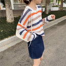 GI-ANT Rainbow Striped Jumper Blue