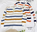 GI-ANT Rainbow Striped Jumper Green