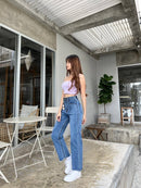 ATOM Jean High Waist, Straight Leg (Blue)