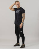 ICIW Workout Tri-Blend T-shirt ฺBlack