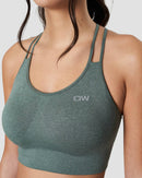 ICIW Define Seamless Sports Bra Jungle Green