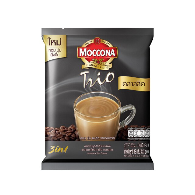 Moccona Trio 3in1 Coffee Mix 486g (Classic)