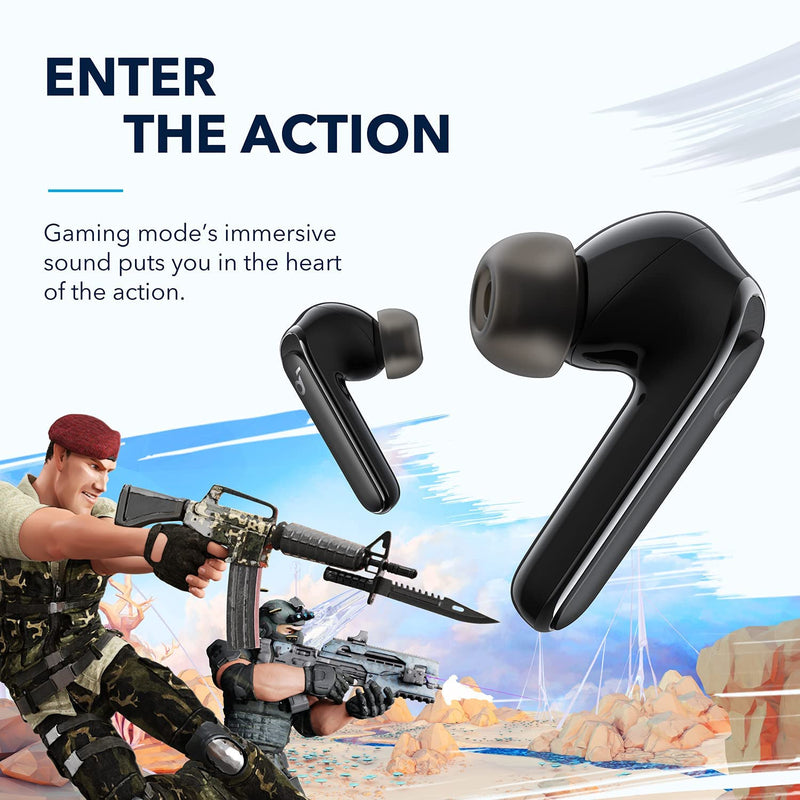 Soundcore Life P3 Noise Cancelling Earbuds,Big Bass,6 Mics,Clear Calls,Multi Mode NC,Wireless Charging,App with Gaming,Sleeping Mode,Find Your Earbuds