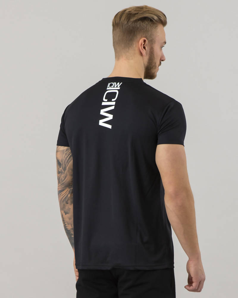 ICIW Workout Tri-Blend T-shirt ฺBlack