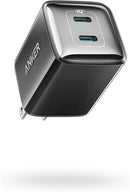 Anker 521 Charger (Nano Pro) USB PD 40W USB-C Rapid Charger, Equipped with PowerIQ 3.0 (Gen2), PSE Technology Standards, Compatible with iPhone 14, MacBook Air, and Other Devices (Black)