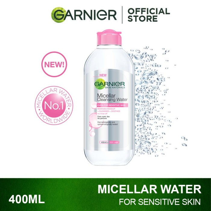 GARNIER MICELLAR CLEANSING WATER PINK 400ML