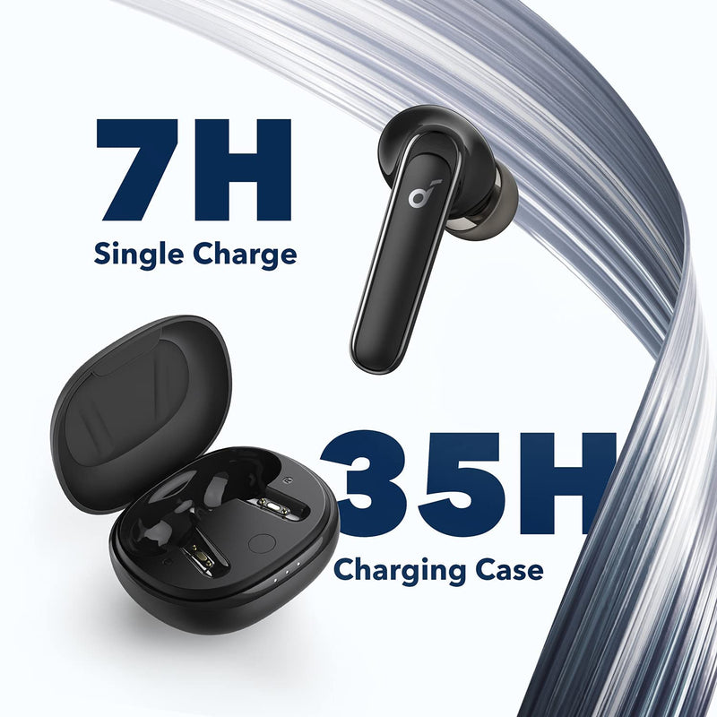 Soundcore Life P3 Noise Cancelling Earbuds,Big Bass,6 Mics,Clear Calls,Multi Mode NC,Wireless Charging,App with Gaming,Sleeping Mode,Find Your Earbuds