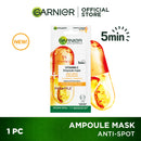 GARNIER AMPOULE MASK PINEAPPLE + VITAMIN C FOR DULL SKIN & DARK SPOTS 15G
