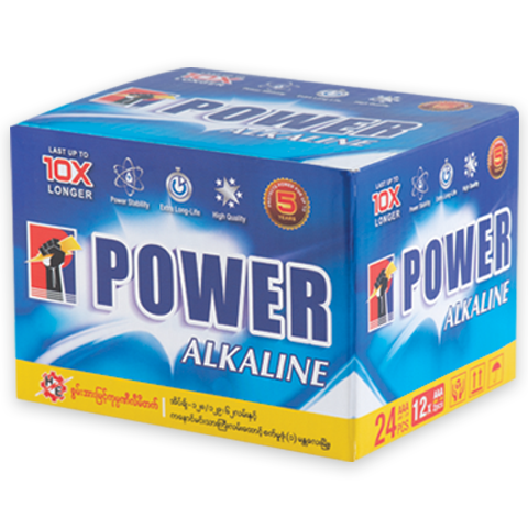 Power Alkaline AAA-BP2-Card Box (1 x 24 Pcs)