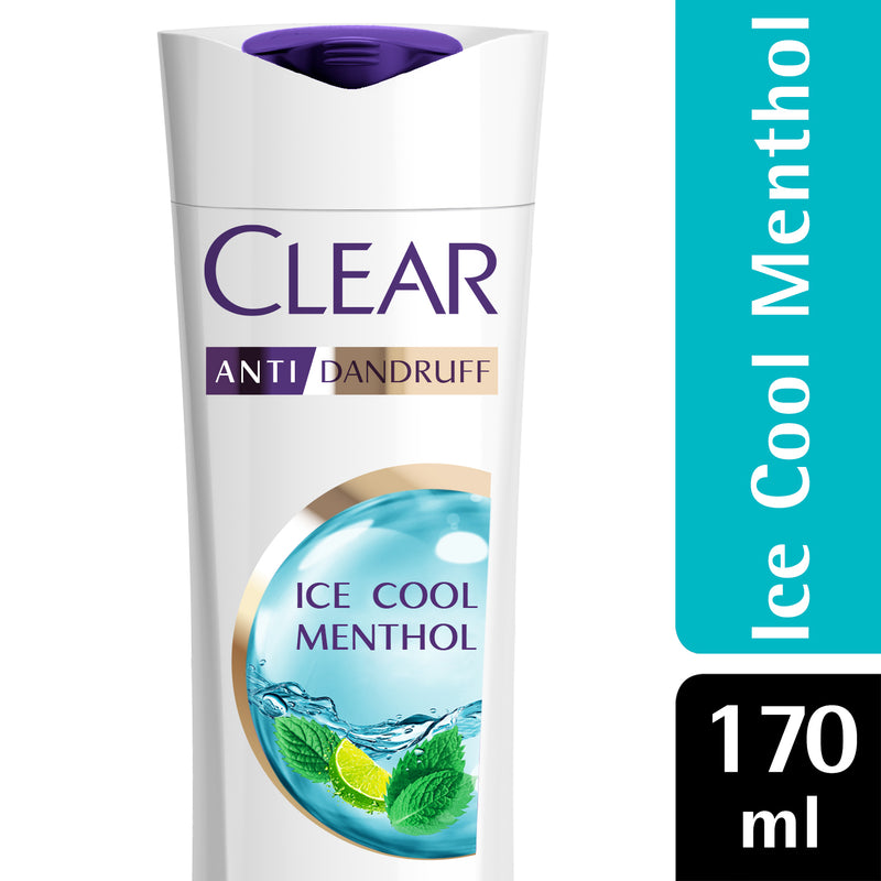 Clear Anti Dandruff Nourishing Shampoo- Ice Cool Menthol (170ml)