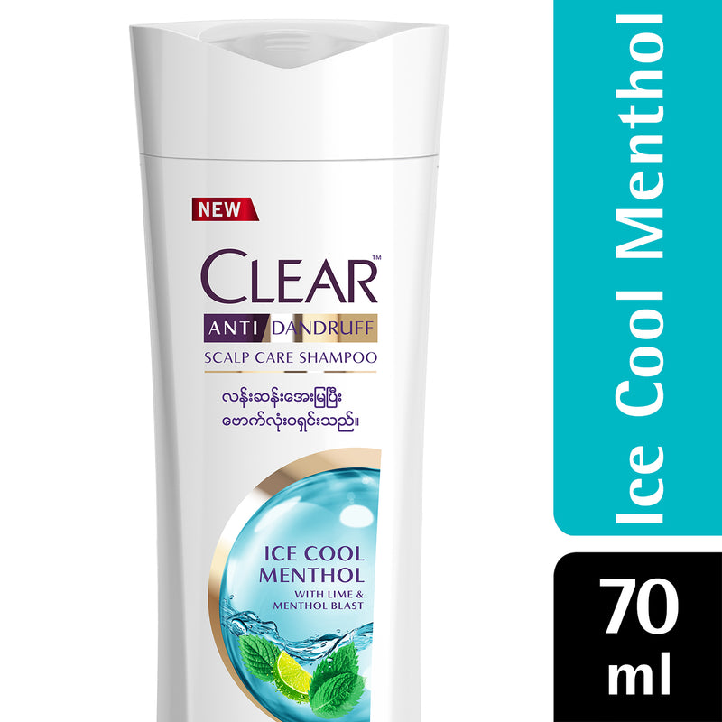 Clear Anti Dandruff Nourishing Shampoo- Ice Cool Menthol (70ml)