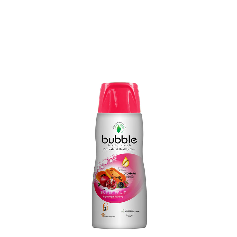 Bubble Body Wash Super Fruit Pink (200g)