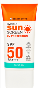BEAUTY BUFFET INVISIBLE SUNSCREEN UV PROTECTION SPF 50 PA++++ 50G