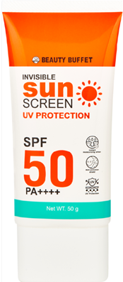 BEAUTY BUFFET INVISIBLE SUNSCREEN UV PROTECTION SPF 50 PA++++