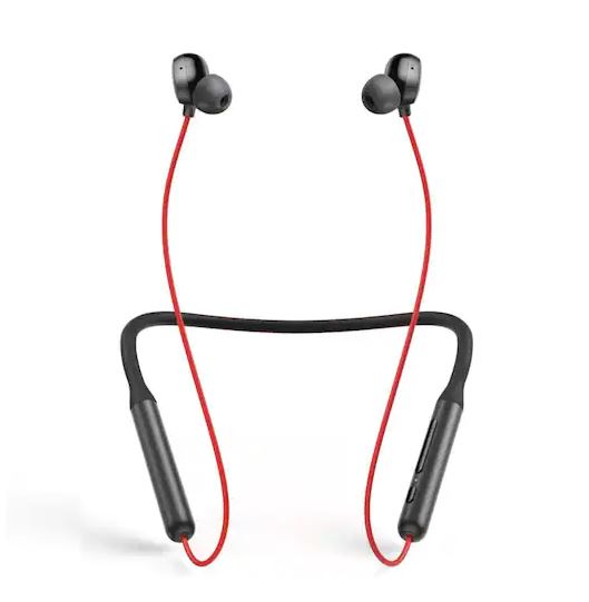 Red Anker Soundcore Life U2i(Red) IPX5 with 22 Hrs. Playtime bluetooth headphones
