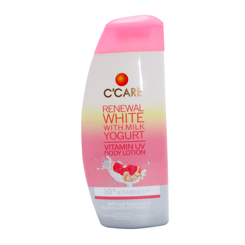 C Care Renewal White  With Milk Yogurt Vitamin UV Body Lotion (200ml/400ml)