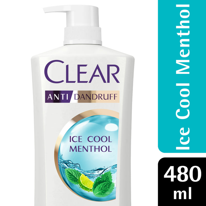Clear Anti Dandruff Nourishing Shampoo- Ice Cool Menthol (480ml)