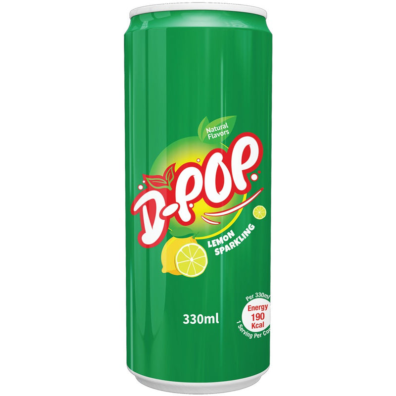 D-Pop Lemon Sparkling 330ml