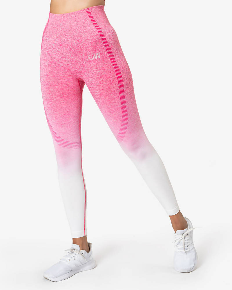 ICIW Ombre 7/8 Seamless Tights Perfection Pink