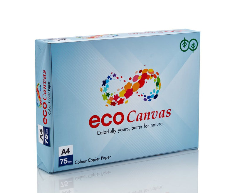 Eco Canvas-Colorful A4 (Paper-75gm) (Pink, Yellow, Green, Blue), MGH