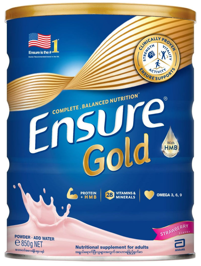 Ensure Gold Strawberry 850g (Milk Powder)