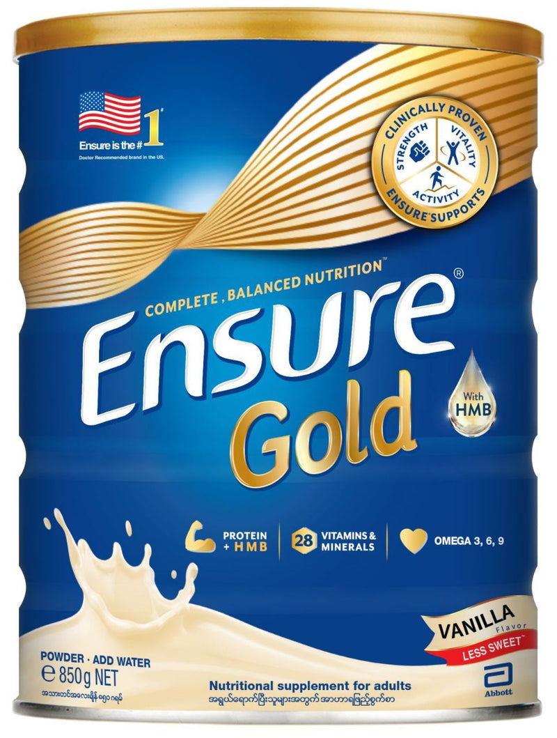 Ensure Gold Vanilla 850g (Milk Powder)