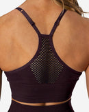 ICIW Queen Mesh Sports Bra Purple
