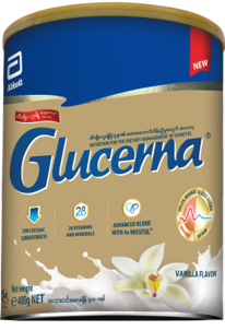 Glucerna Powder with 4xInositol (Vanilla) 400g (1x24Pcs)