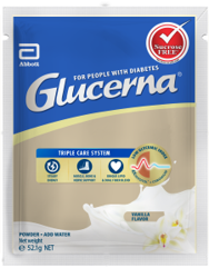 Glucerna Powder with 4xInositol (Vanilla) 52.1g