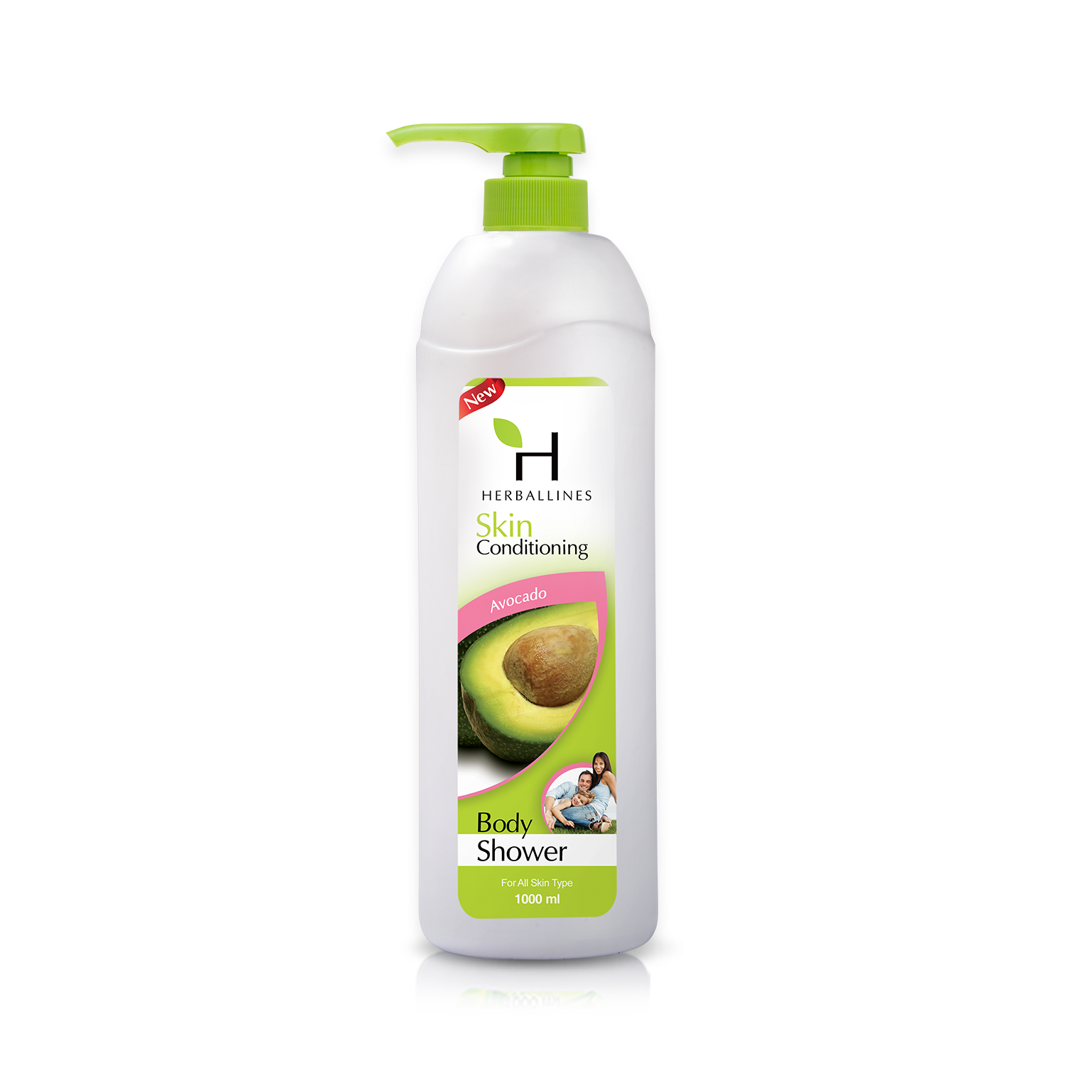 Herballines Body Shower Avocado 1000ml