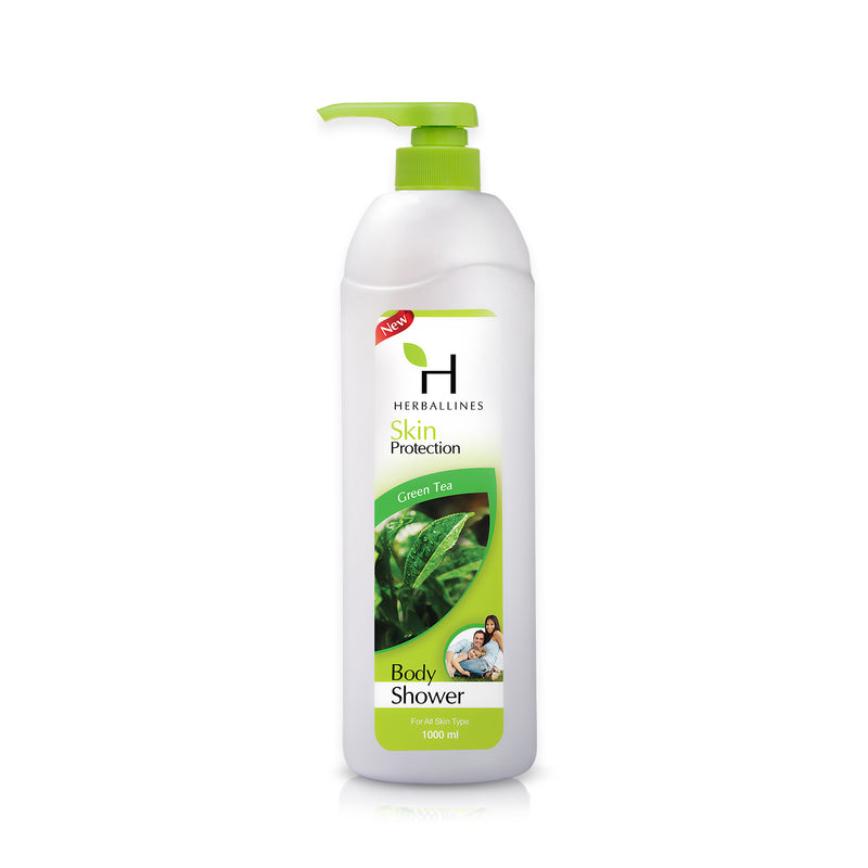 Herballines Body Shower Green Tea 1000ml