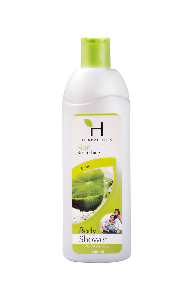 Herballines Body Shower Lime 600ml