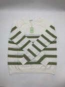 GI-ANT Striped Rib Knit Jumper (Frog Green)