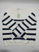 GI-ANT Striped Rib Knit Jumper (Navy Blue)