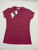 GI-ANT Basic Women Top V Neck (Raspberry Pink)