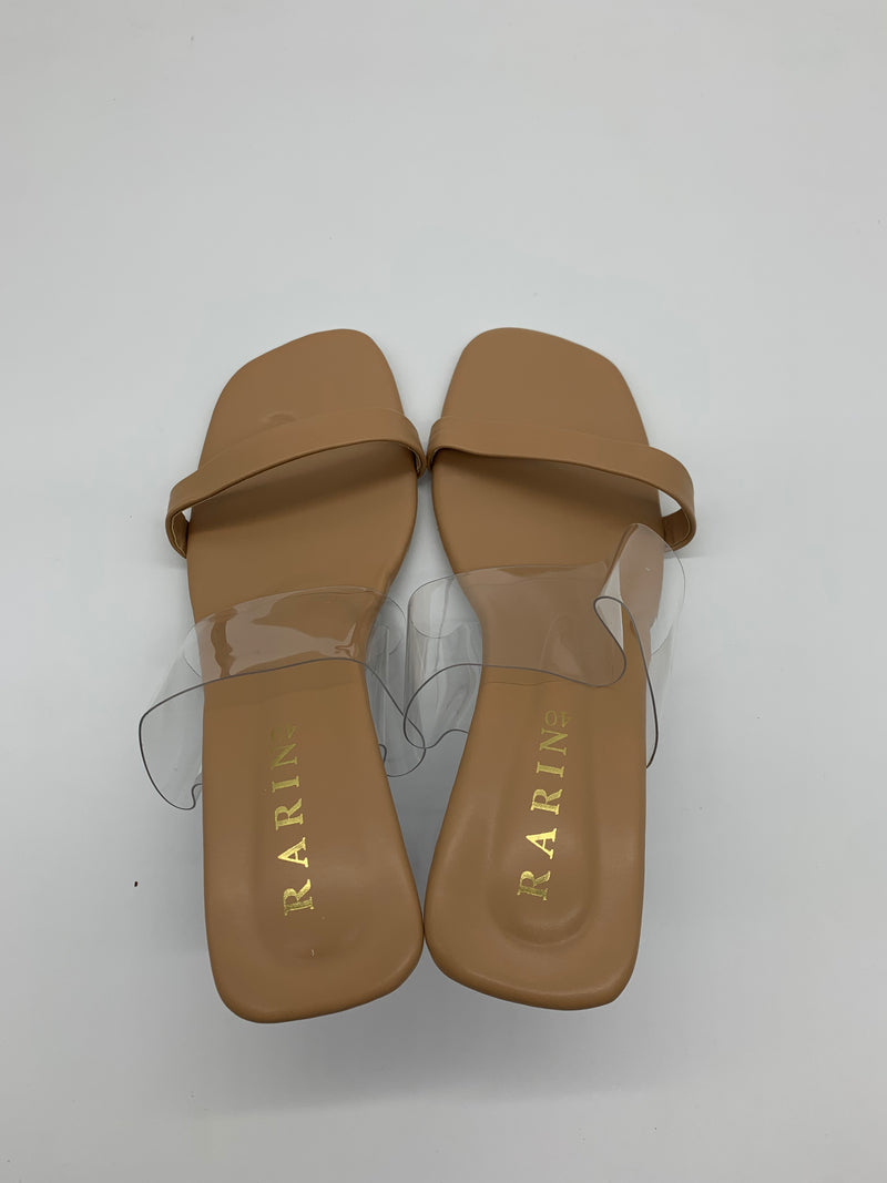 Rarin Shoes Ball Heel Sandal (Brown)