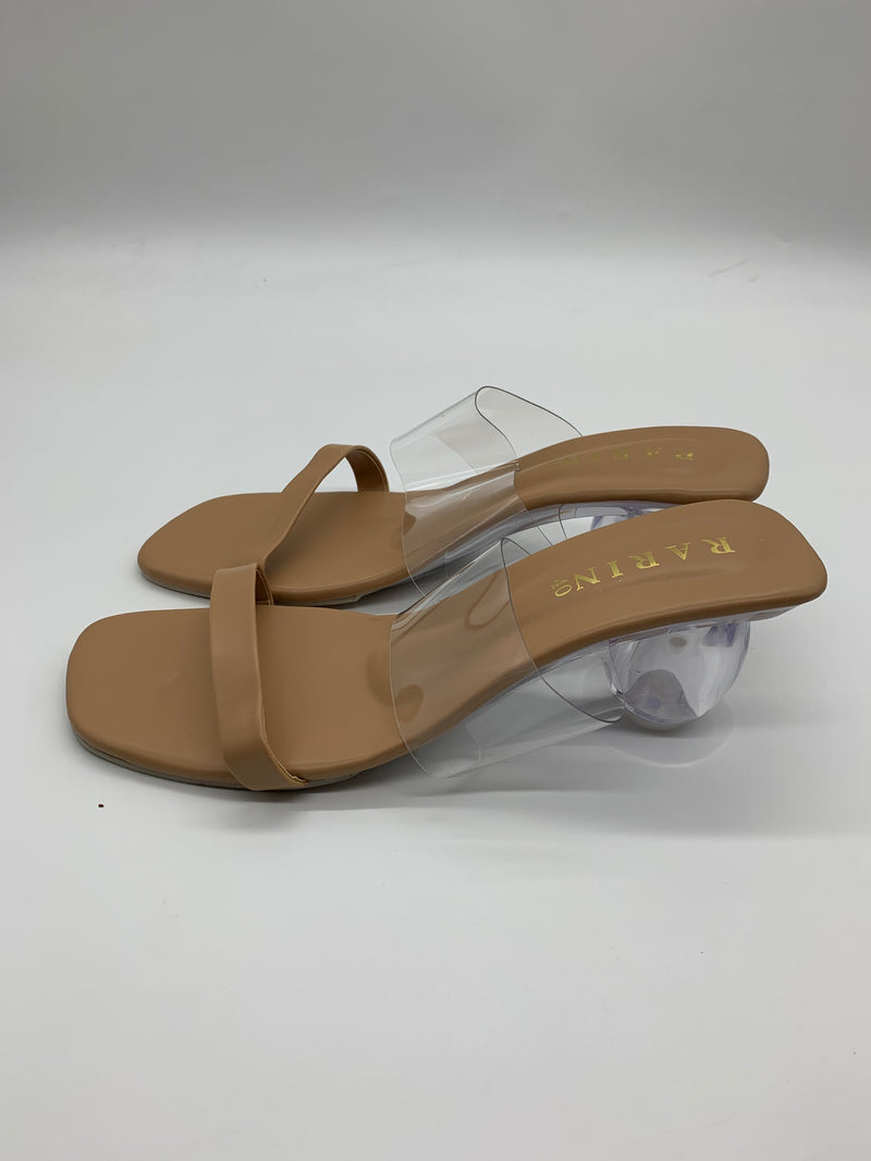 Rarin Shoes Ball Heel Sandal (Brown)