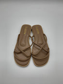 Rarin Strappy Padded Sandal Brown