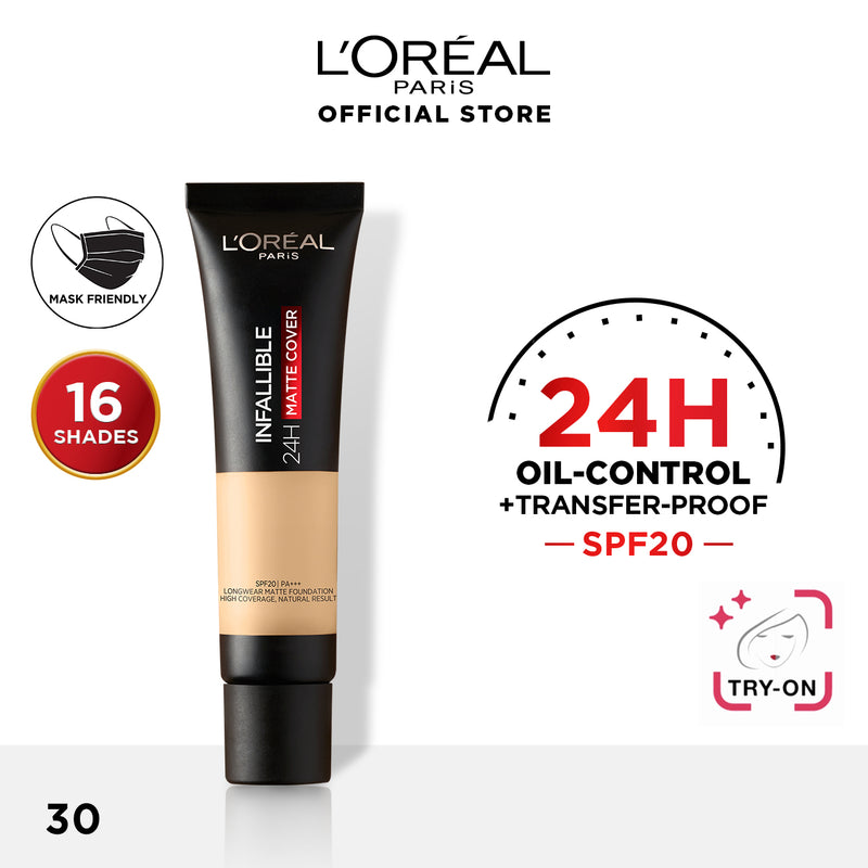 LOREAL INFALLIBLE 24 HR MATTE COVER LIQUID FOUNDATION