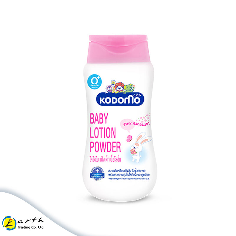 Kodomo Baby Lotion Powder (Pink Hanabaki) 180g