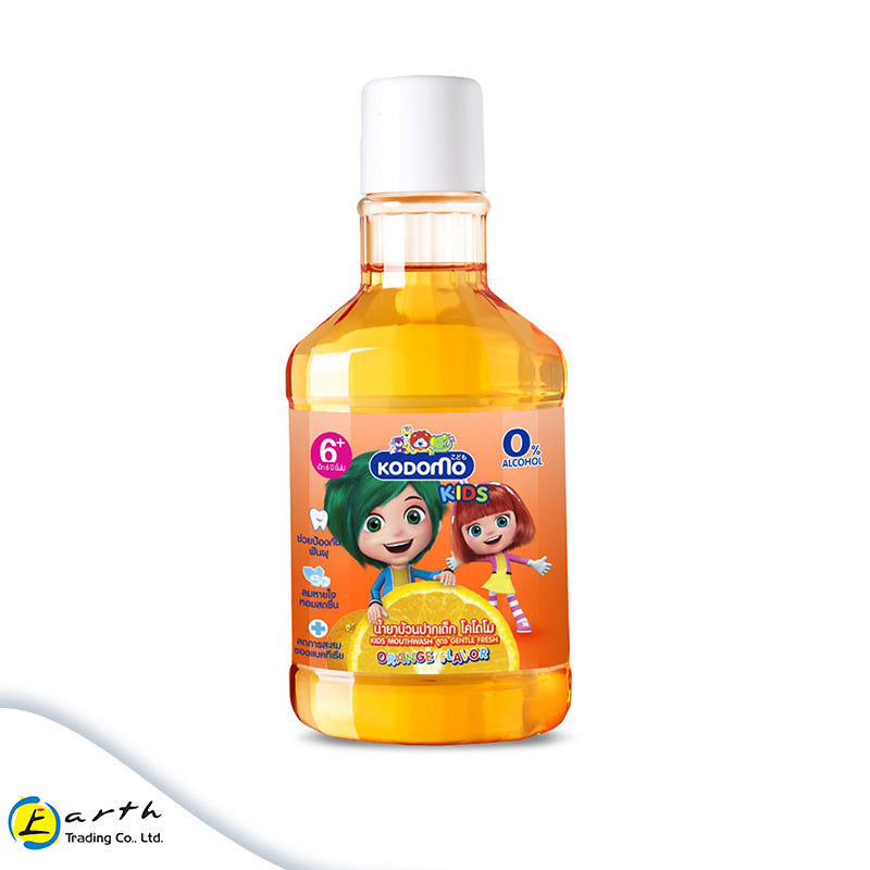 Kodomo Mouth Wash 250ml - Furity Orange