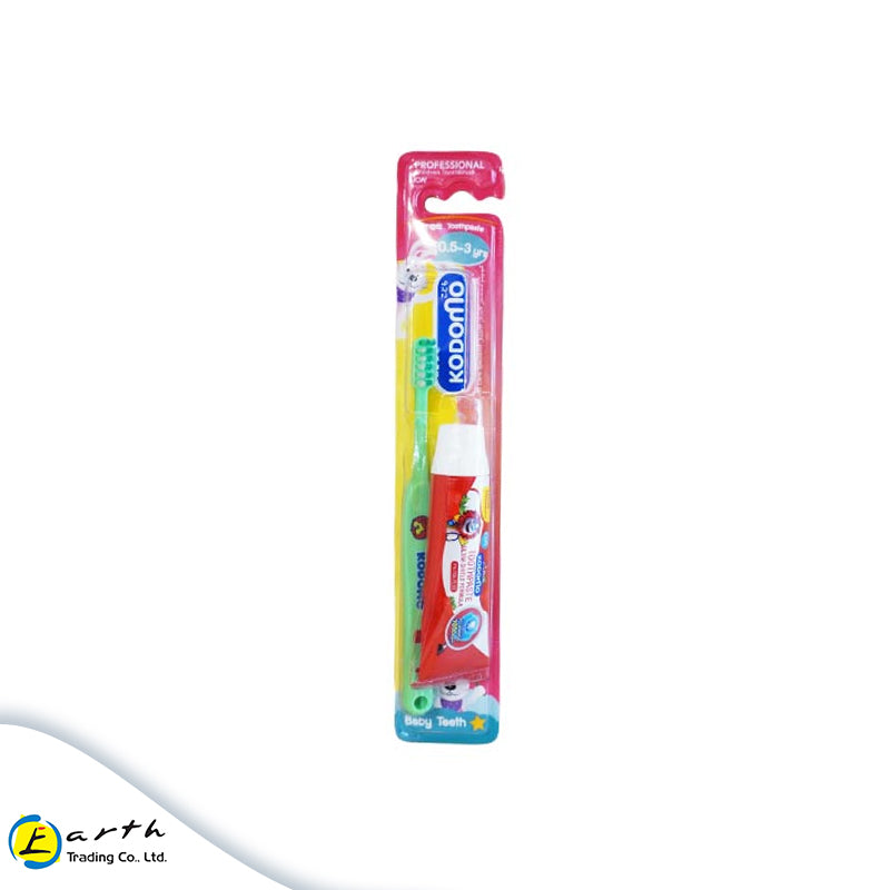 Kodomo Toothbrush & Toothpaste 0.5 to 3 years