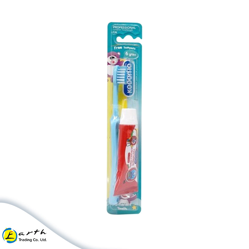 Kodomo Toothbrush & Toothpaste 6 plus years