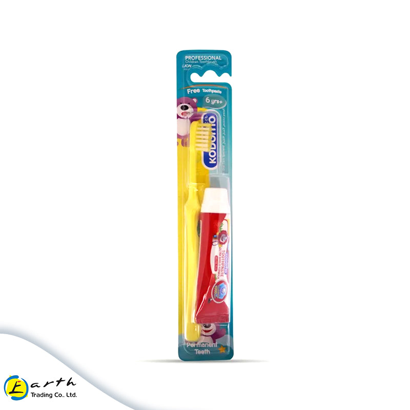 Kodomo Toothbrush & Toothpaste 6 plus years