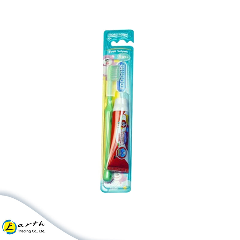 Kodomo Toothbrush & Toothpaste 6 plus years