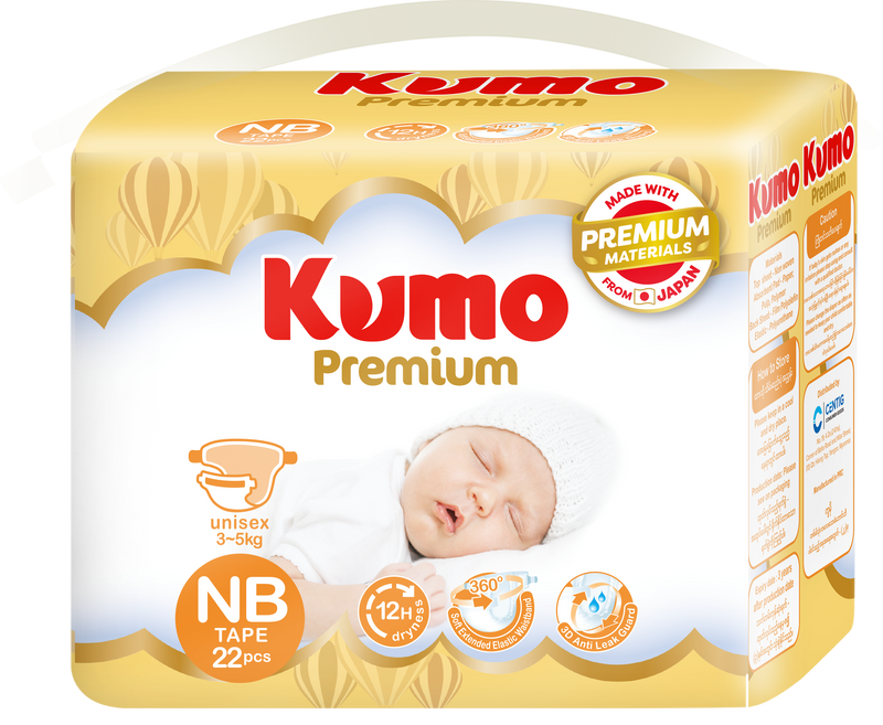 KUMO Premium (NB)Tape -1 Pack x 22Pcs-(Buy 2 Pack Get 1 Kumo Water Bottle)